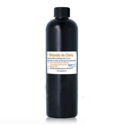 Flacon vide rechargeable pour dioxyde de chlore 500ml Flacon vide rechargeable pour dioxyde de chlore 500ml