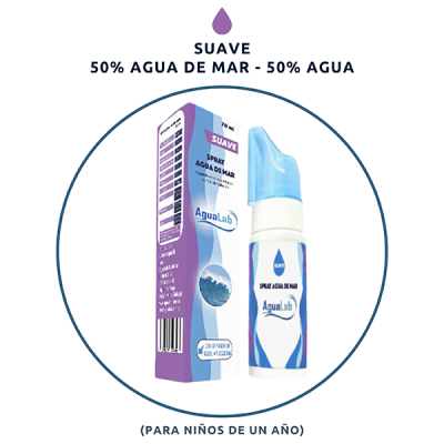 Spray nasal à l'eau de mer LIGHT - Agualab Spray nasal à l'eau de mer LIGHT - Agualab