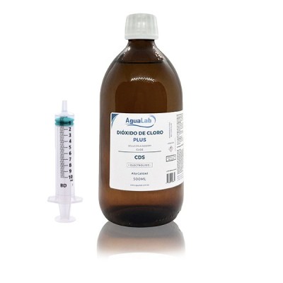 Dioxyde de Chlore PLUS 500ml Verre (C.D.S. - C.D.I.) Dioxyde de Chlore PLUS 500ml Verre (C.D.S. - C.D.I.)