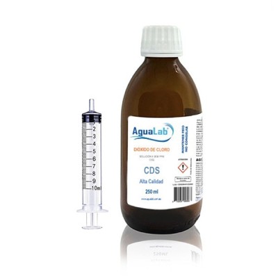 Dioxyde de Chlore 250ml Verre - Agualab Dioxyde de Chlore 250ml Verre - Agualab
