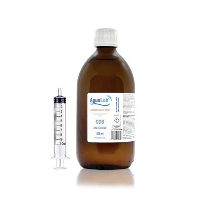 Verre de dioxyde de chlore 500 ml (C.D.S.) Verre de dioxyde de chlore 500 ml (C.D.S.)