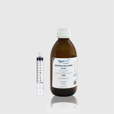 Dioxyde de Chlore Plus 250ml Verre - Agualab Dioxyde de Chlore Plus 250ml Verre - Agualab